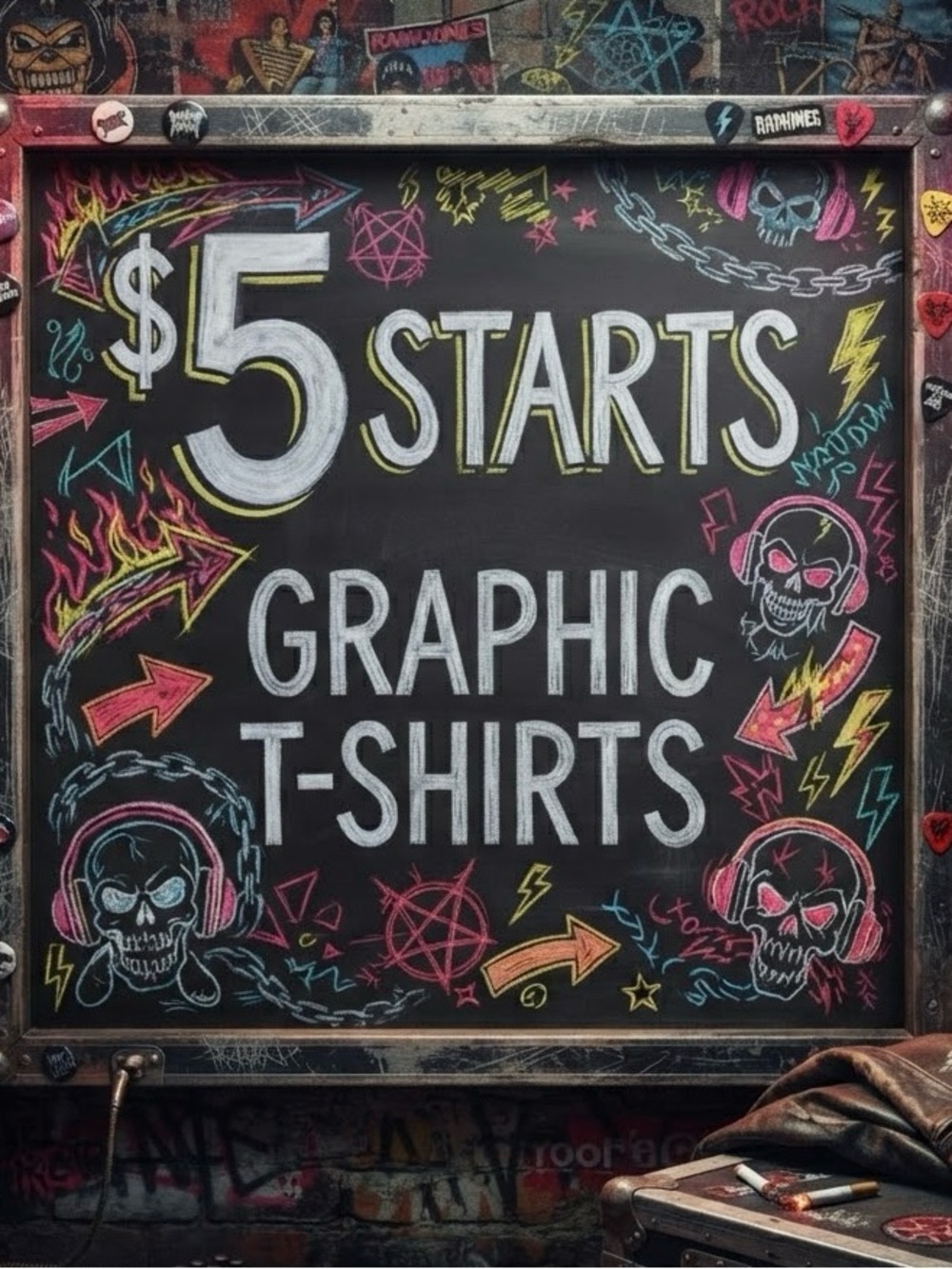 👻👻👻$5 STARTS GRAPHIC TEES FOR LIVE SHOWS👻👻👻